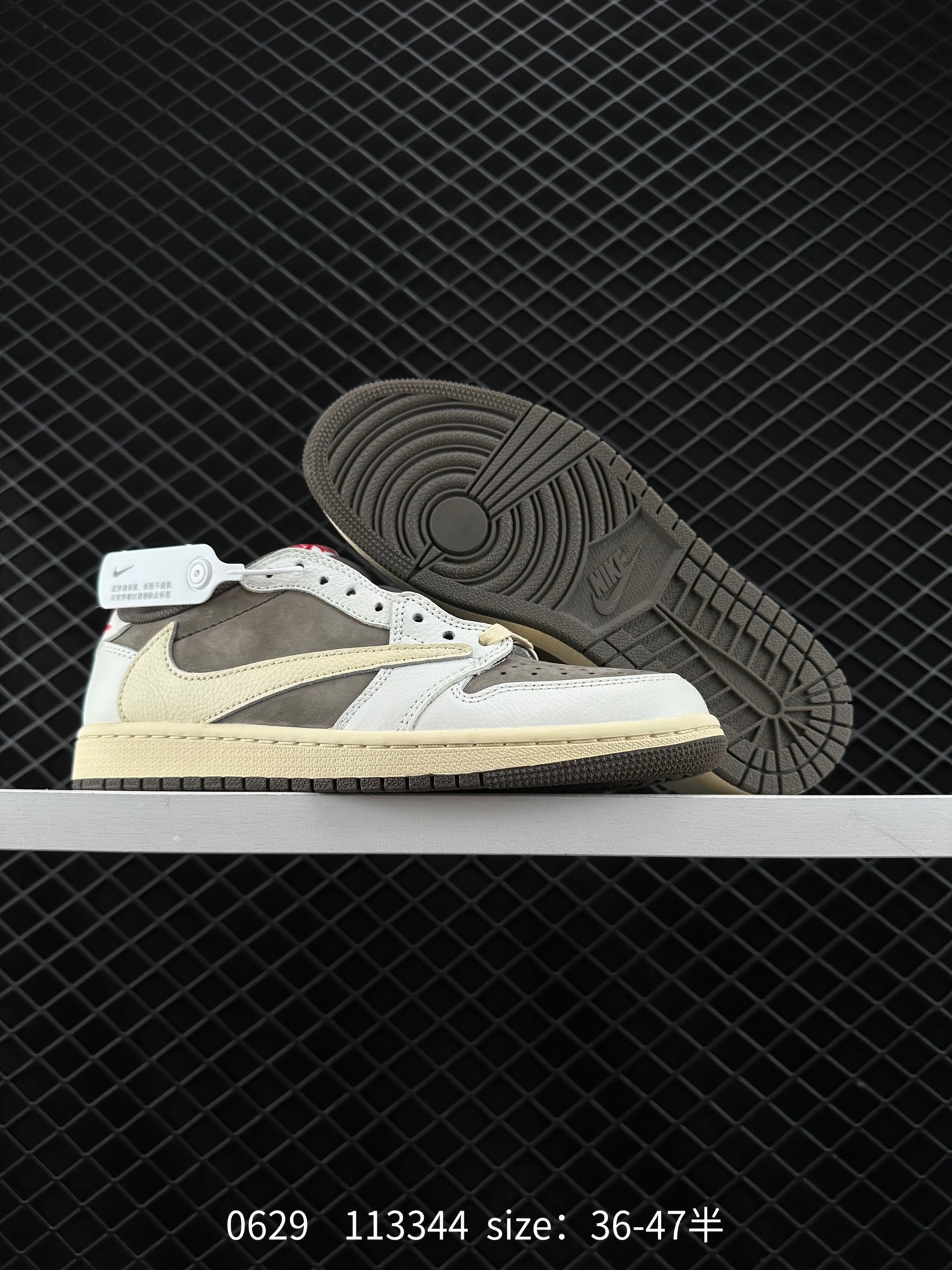 Fragment Design x Travis Scott x Nike Air Jordan 1 Low OG SP”Military Blue”